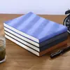 Mapa Mental Plegable Horizontal B5 Cuaderno de Piel Suave Cuaderno Engrosado Diario Horizontal en Blanco Cuadrado Grande