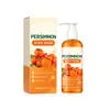 Gel de Ducha Fresco de Caqui Limpieza Suave para Todo el Cuerpo Hidratante Nutritivo Refrescante Agradable para la Piel Fácil de Enjuagar Gel de Ducha