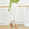 Roupas de Prática de Dança Moderna Femininas Calças de Prática Estilo Chinês Chiffon Dupla Camada Divididas Calças de Perna Larga Roupas de Performance de Dança Étnica Clássica