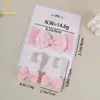 Set de Diadema Ancha para Bebé con Lazo y Calcetines Transfronterizo Europeo y Americano, Accesorios Suaves Elásticos para la Cabeza para Bebés y Niños Pequeños