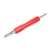 Llave para obús de válvula herramienta para girar el obús de válvula herramienta de doble propósito para instalación y extracción de obús de válvula llave para obús de válvula de aire acondicionado