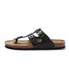 Chanclas Ruizu para Hombre Tendencia de Verano Chanclas para Hombre de Corcho Playa Estilo Coreano Chanclas Sandalias de Cuero para Pareja Verano para Mujer