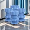 Tapete de Pé para Máquina de Lavar Universal Ajustável Elevação Rolo Pulsador Antiderrapante Almofada de Choque Base para Geladeira Elevação Almofada de Choque