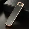 Celebridade da Internet Modelo Yq027 Isqueiro Compacto Recarregável Portátil Retangular USB Isqueiro para Cigarro Atacado