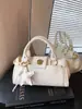 Bolsa transversal de ombro único casual fashion elegante de cor sólida simples nova para 2026, bolsa de mão simples popular e bolsa de axila