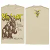 Camiseta con temática de la era temprana de Slipknot (Arte de Miembro de la Banda + Número Icónico "870621345" + Dios)