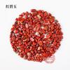 Cristal de Ametista Branca Amarela Natural com Furos Pedra Irregular Cristal Desmagnetizador Acessórios Semi-acabados para Pulseira Colar DIY