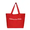 Bolsa de Lona de Gran Capacidad Transfronteriza de Amazon para Mujer 2026 Nuevo Color Caramelo Casual con Estampado de Letras Bolso de Hombro Tote