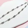 Corrente de Aço Titânio Aço Inoxidável Colar Y2K Pulseira Novo Chinoiserie Acessórios Contas DIY Corrente Feita à Mão Vários Acessórios Corrente Cauda