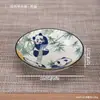 Prato de Cerâmica Chinês Pintado à Mão para Chá e Petiscos Prato Pequeno Retrô Azul e Branco Prato Doméstico para Nozes Frutas Secas Doces Prato para Petiscos de Mesa de Chá