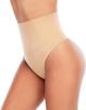 Calcinha Fio Dental Feminina de Comércio Exterior com Efeito Levanta Bumbum Forte, Estilo Verão Fino com Barbatanas de Aço, Afina a Cintura, Cintura Média-Alta, Modelador Sem Costura