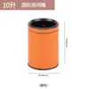 Cubo de basura sin tapa para uso comercial y doméstico, redondo, para baños, hoteles, acero inoxidable de doble capa, cubo para cáscaras, almacenamiento, reciclable