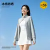 Xale de Proteção Solar 2026 para Mulheres, Jaqueta Fina de Verão, Fresco e Respirável, Protetor Solar, Proteção UV, Seda de Gelo Confortável Roupas de Proteção Solar para Exterior