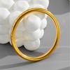 Nuevo Anillo Pulsera con Grabado Dorado Wanfu Estilo Chino para Mujer Acero de Titanio No se Desvanece Moda de Nicho Combinable Sentido de Alta Gama