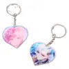 Llavero Acrílico 2D Personalizado Transparente Dibujos Animados DIY Colgante para Llaves Mercancía de Celebridades Colgante Personalizado para Bolsa