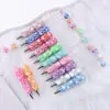 Caneta DIY Colorida Cheia de Pedras Diamantadas, Caneta de Contas Enfeitada com Strass de Alta Qualidade, Presente de Alto Valor Mais Vendido, Caneta de Contas Fofa
