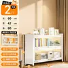 Estante à prova de poeira de aço minimalista moderna, armário de armazenamento com porta de vidro de piso para sala de estar, estante doméstica multi-especificação atacado