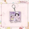 Llavero de Acrílico de Sailor Moon Tsukino Usagi de Dibujos Animados Lindo Colgante Creativo Accesorio de Llavero