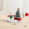 Árbol de Navidad Resina Muñeco de Nieve Anciano Adornos Decoración de Escritorio para el Hogar Adornos Navideños Adornos de Atmósfera Creativa
