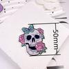 Insignia de Acrílico con Impresión en Relieve Accesorios Rosa Calavera Hongo Fresa Mariposa Forma Aretes Collar DIY