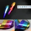 Novos adesivos de papel de vidro para nail art transfronteiriços, adesivos a laser aurora, papel de céu estrelado iridescente, adesivos de cubo de gelo, papel de transferência de vidro arco-íris