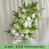 Novo Arranjo Grande de Chão para Casamento Banquete de Noivado Flor Artificial de Seda Acabado Arranjo Floral Decorativo Corredor Arte Floral para Casamento