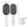Nuevo peine hueco Amazon de panal para cabello húmedo y seco, peine de malla para peinar, peine de masaje para cabello liso del hogar