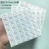Almohadillas de Goma Cuadradas, Almohadillas de Silicona Cilíndricas, Almohadillas Anticolisión de Silicona Transparente, Almohadillas de Silicona Antideslizantes para Pies, Adhesivo de PU de Alta Transparencia Sin Rastro