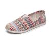 Sapatos de Pano Velho de Pequim para Mulheres, Tamanho 26, Estilo Pescador Slip-On Primavera e Verão, Sapatos Brancos Femininos, Sapatos de Lona com Solado Macio, Sapatos Femininos de Tamanho Grande para Sair
