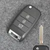 Carcasa de llave de control remoto plegable para coche inteligente, adecuada para carcasa de repuesto de llave k3k5