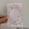 10X16 Borde Ondulado Dibujo Animado Lindo Tarjeta Perforada Cadena de Teléfono Móvil Tarjeta Trasera DIY Llavero Colgante Tarjeta de Cartón
