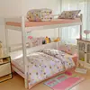 Juego de ropa de cama de gasa de doble capa de cuatro piezas para estudiantes, amigable con la piel y moderno, juego de cama y funda de edredón de nuevo estilo, juego de ropa de cama de tres piezas para dormitorio