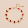 [Ice Meng] pulsera de moda color amor acero inoxidable marea INS joyería de acero de titanio joyería transfronteriza B634