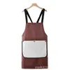 Delantal con Toalla de Mano Gruesa Extraíble, Impermeable y a Prueba de Aceite, Nuevo Modelo 2026, Estilo Juvenil y de Alta Gama, para Uso en la Cocina del Hogar, Adecuado para Hombres y Mujeres