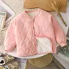 Ropa Cálida Escolar para Niños, Contenedor Interior para Estudiantes, Otoño e Invierno, Nuevo Abrigo Acolchado de Tres Capas para Niños, Abrigo Espeso para Niñas, Ropa de Algodón, Ropa para Niños