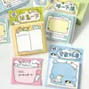 Mai Pin Papelería Nota para Notas Adhesivas "Casa Dulce Sueño Estrella" 4 Tipos de Páginas de Colores Lindas Notas Adhesivas Reutilizables