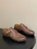 Zapatos Monje de Nuevo Estilo para Primavera y Verano para Mujer, Zapatos Mary Jane con Hebilla Brogue Tallada, Zapatos Transfronterizos de Estilo Británico Retro para Mujer