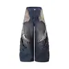 Jeans de Trabajo Camuflaje Estampado de Serpiente Estilo Retro Americano Talla Plus Unisex Calle Alta Rectos Pierna Ancha Holgados Casuales Pantalones Modernos