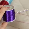 Hilo Elástico Plano de Seda de Colores Hilo para Cuentas Hecho a Mano DIY Hilo para Joyería de Cristal Alambre para Cuentas Resistente al Desgaste Material Accesorios para Joyería