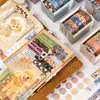 Fita Washi Journal Estilo Cruzamento e Série Studio, Borda Decorativa Básica de Alto Valor para Journal e Fita Cênica
