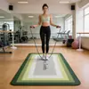 Corda de Pular Doméstica Mais Vendida Transfronteiriça Treinamento de Exercícios Tapete de Corda de Pular Silencioso Absorvente de Choque Tapete Antiderrapante Resistente ao Desgaste para Exercício Interno Yoga