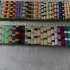 4X3 Algodão Listra de Poço Algodão Canelado 1x1 2x2 Malha Canelada Gola de Roupa Tecido de Listra de Algodão Colorido