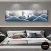 Pintura Decorativa para Quarto, Pintura de Parede para Cabeceira, Pintura de Parede de Veado Quente e de Sorte, Sala de Estar Moderna Simples e de Luxo Leve, Pintura de Parede de Fundo para Quarto Principal