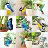 2 Enfeites de Pendurar: Capas de Vasos de Flores em Acrílico, Apresentando Animais Fofos Como Pássaros, Borboletas e Sapos, Adequados para Ganchos de Vasos de Flores