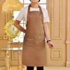Delantal Impermeable con Impresión de Logo Personalizado, Resistente al Desgaste, Resistente a la Suciedad, Transpirable, Adecuado para Catering, Chefs, Arte y Ropa de Trabajo a Prueba de Aceite, Transpirable y Resistente al Desgaste