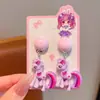 Pendientes Lindos de Kulomi para Niñas 2024 Nuevos Pinzas para Orejas Infantiles Pendientes Súper Lindos para Niñas Joyería para Bebés