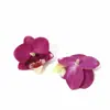 5,5cm Cabeças de Orquídea Phalaenopsis Artificiais Fundo para Fotografia Decoração de Parede de Flores Flores Artificiais Arranjos de Cabeça para Casamento Materiais DIY para Roupas