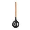 Nuevo Colador de Silicona con Mango de Madera Silicona de Grado Alimenticio Espátula de Alto Valor Juego de Espátulas Antiadherentes Utensilios de Cocina