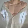 Camisa Erótica de Lencería para Hombre, Transparente Pura Tentación Deseo Ropa de Dormir, Conjunto Seductivo Pasión Strapless Tallas Grandes Qqny