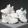 Tenis para niños Niños y Niñas Zapatos Torre Primavera y Otoño Zapatos Blancos Nuevos para Estudiantes Combinan con Todo Suela Blanda Zapatos de Malla Transpirable